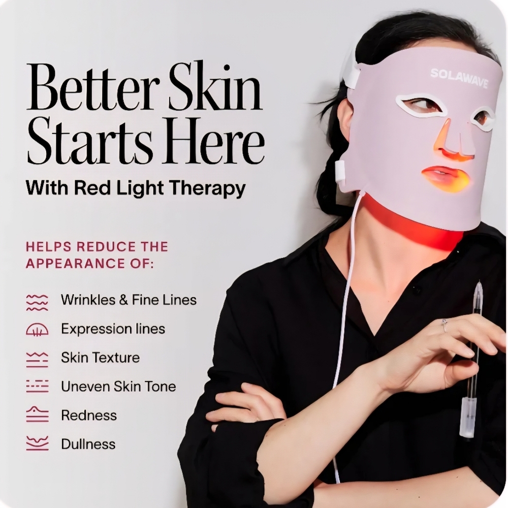 💥SOLAWAVE Wrinkle Retreat Pro LED Face Mask💥New/Sealed💥 - Picture 9 of 9